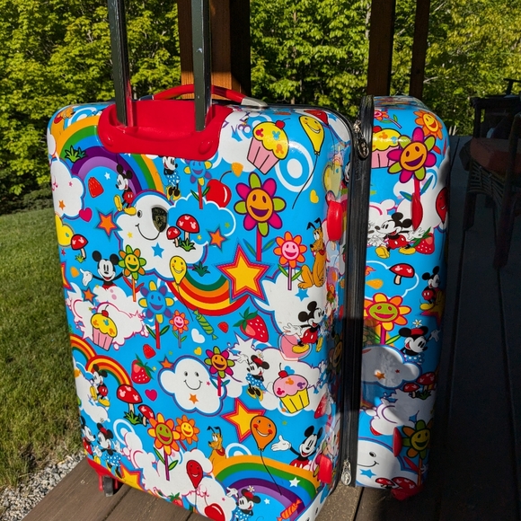 Disney By Heys Minnie And Mickey Magical World Large Suitcase 30" - Picture 2 of 4